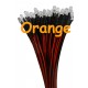 LED's 5mm oranges précablées