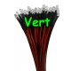 LED's 5mm vertes précablées