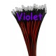 LED's 5mm très violettes précablées