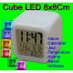 Réveil LED, calendrier, température, alarme,...