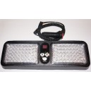 Strobe LED puissant pour pare-soleil (orange  blanc bleu)