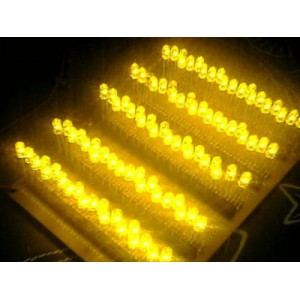 LED's 10mm ambres