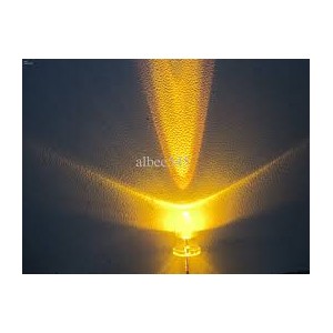 LED's 5 mm jaune ambre 3.000mcd