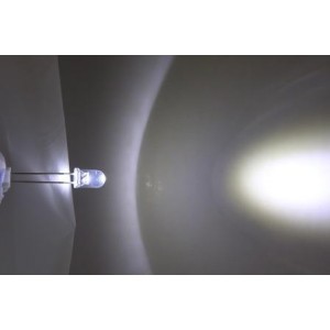 LED's 3 mm blanches