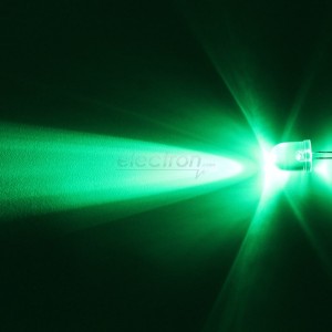 LED's 5mm vertes clignotantes